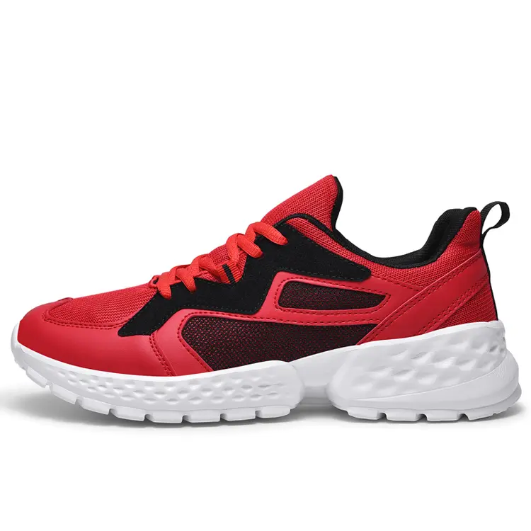 Fujian Factory Soft MD Outsole Breathable Mesh Upper Outdoor Walking Men Sports Shoes Sneakers